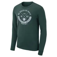 Spartans | Michigan State Nike Cotton Mantra Basketball Long Sleeve Tee Alumni Hall