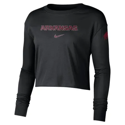 Razorbacks | Arkansas Nike Women's Cotton Crop Tee Alumni Hall