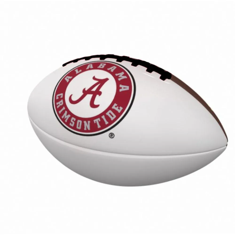 Alabama Logo Brands MINI Autograph Football