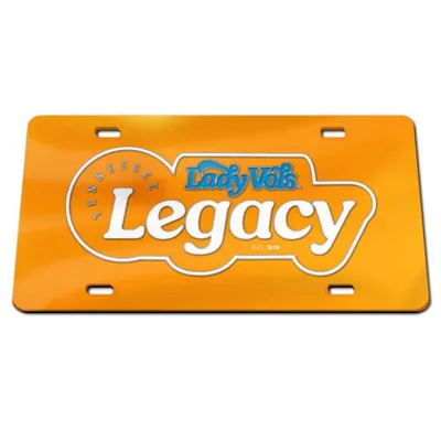  Vols | Tennessee Lady Vols Legacy License Plate | Alumni Hall