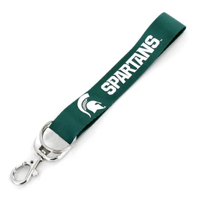  Spartans | Michigan State Deluxe Wristlet Key Strap | Alumni Hall