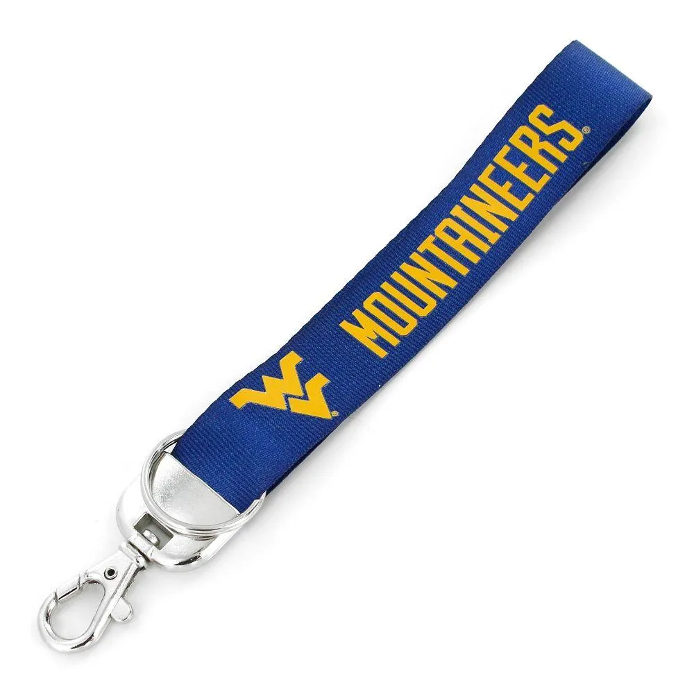 West Virginia Deluxe Wristlet Key Strap