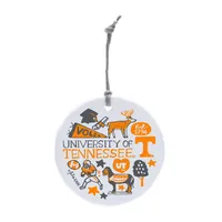  Vols | Tennessee Julia Gash Round Ornament | Alumni Hall