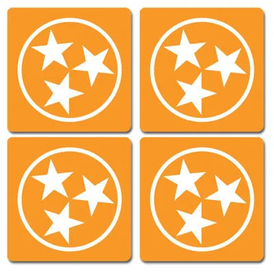  Vols | Tennessee Tristar 4- Pack Coasters | Alumni Hall