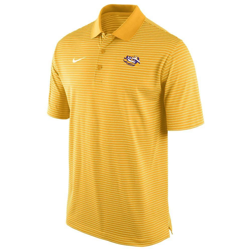 LSU Nike Stadium Stripe Polo