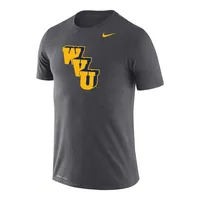 Wvu | West Virginia Vault Nike Dri- Fit Legend Vintage Logo Tee Alumni Hall