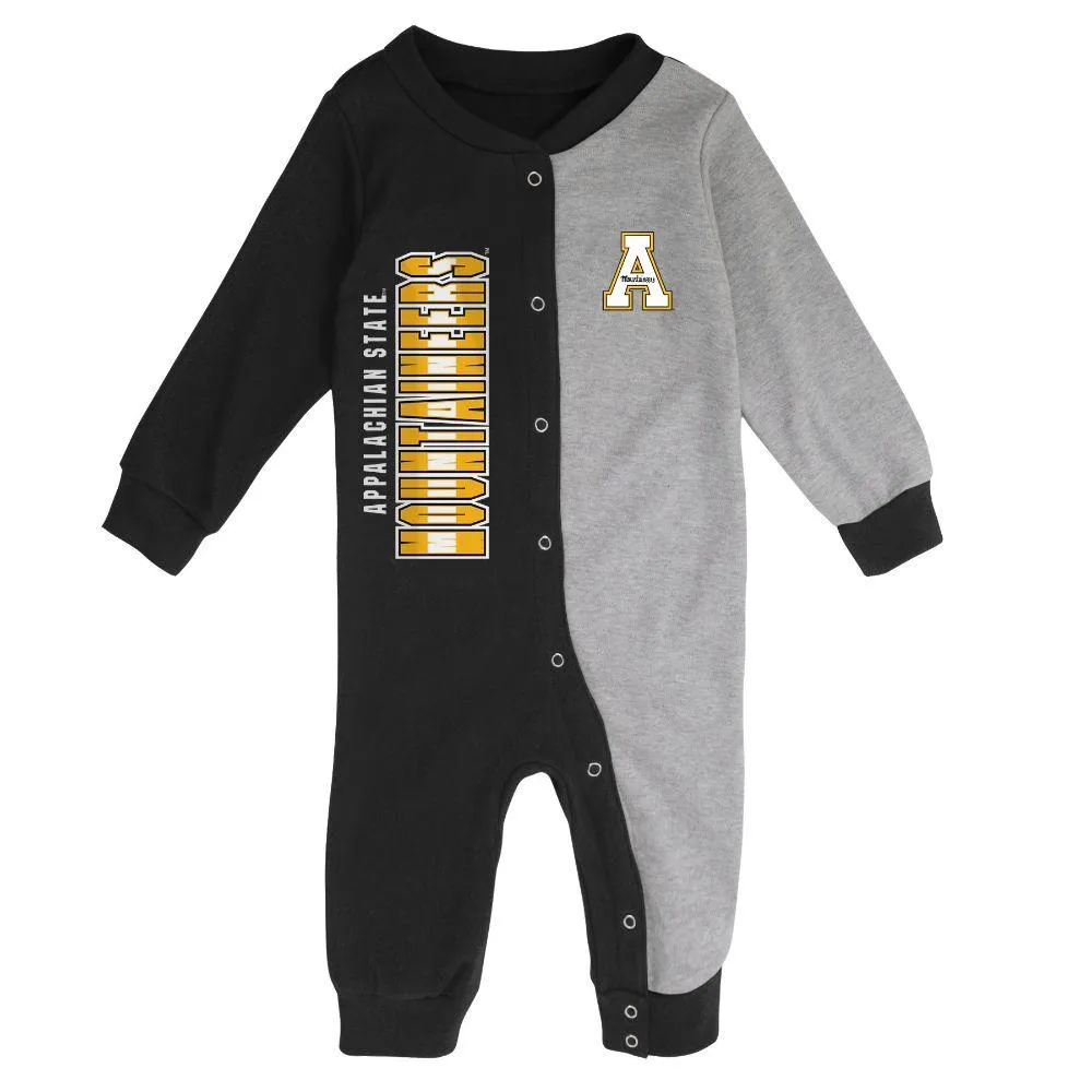 App | Appalachian State Gen2 Infant Half Time Long Sleeve Snap Coverall Alumni Hall