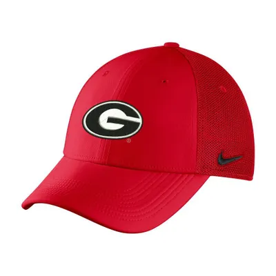 Dawgs | Georgia Nike L91 Swoosh Mesh Flex Fit Cap Alumni Hall