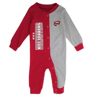 Wku | Western Kentucky Gen2 New Born Half Time Long Sleeve Snap Coverall Alumni Hall