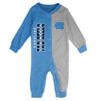 Unc | Gen2 New Born Half Time Long Sleeve Snap Coverall Alumni Hall