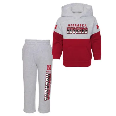 Huskers | Nebraska Gen2 Kids Play Maker Hoodie And Pant Set Alumni Hall