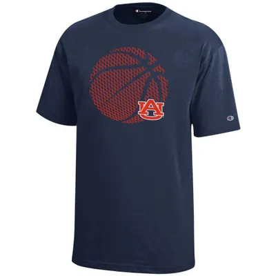 Aub | Auburn Champion Youth Basketball Logo Tee Alumni Hall