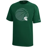 Spartans | Michigan State Champion Youth Basketball Logo Tee Alumni Hall