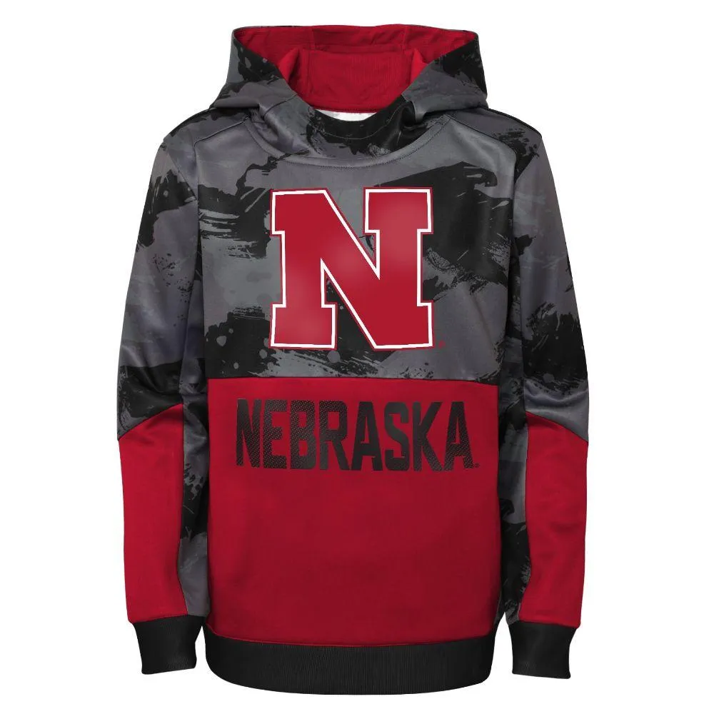 Huskers | Nebraska Gen2 Youth Covert Poly Hoodie Alumni Hall