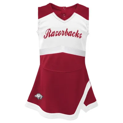 Razorbacks | Arkansas Gen2 Kids Cheerleader 2- Piece Dress Set Alumni Hall