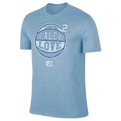 Unc | North Carolina Caleb Love Retro Brand Baller Tee Alumni Hall