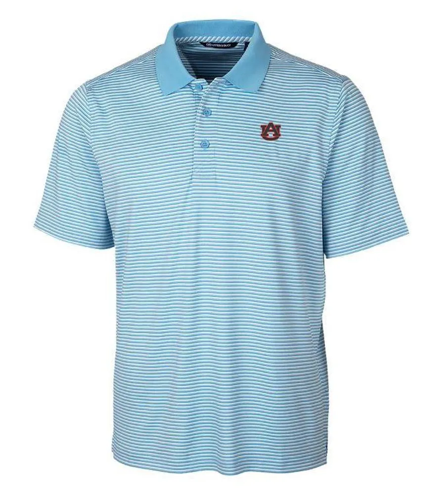 Aub | Auburn Cutter & Amp ; Buck Big Tall Forge Tonal Stripe Polo Alumni Hall