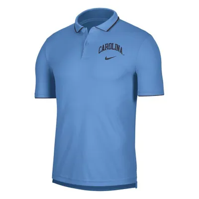 Unc | Carolina Nike Dri- Fit Uv Collegiate Polo Alumni Hall