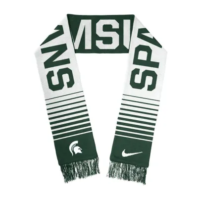  Spartans | Michigan State Nike Local Verbiage Knit Fringe Scarf | Alumni Hall
