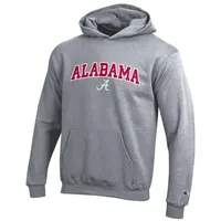 Bama | Alabama Youth Arch Embroidered Fleece Hoody Alumni Hall