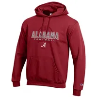 Bama | Alabama Champion Wordmark Over Footfall Hoody Alumni Hall