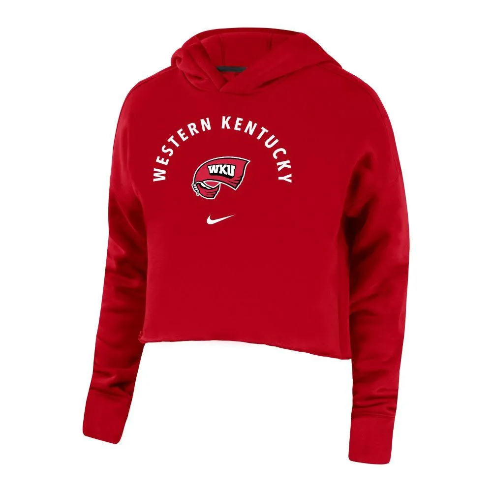 Wku | Western Kentucky Nike Women's Campus Crop Hoodie Alumni Hall