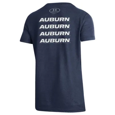 Aub | Auburn Under Armour Youth Basketball Hype Tee Alumni Hall