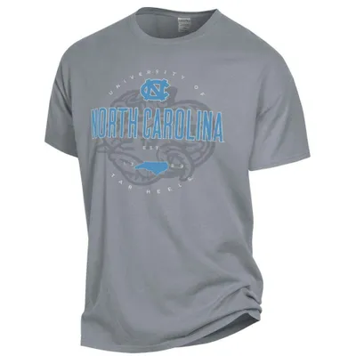 Unc | North Carolina Straight Comfort Wash Tee Alumni Hall