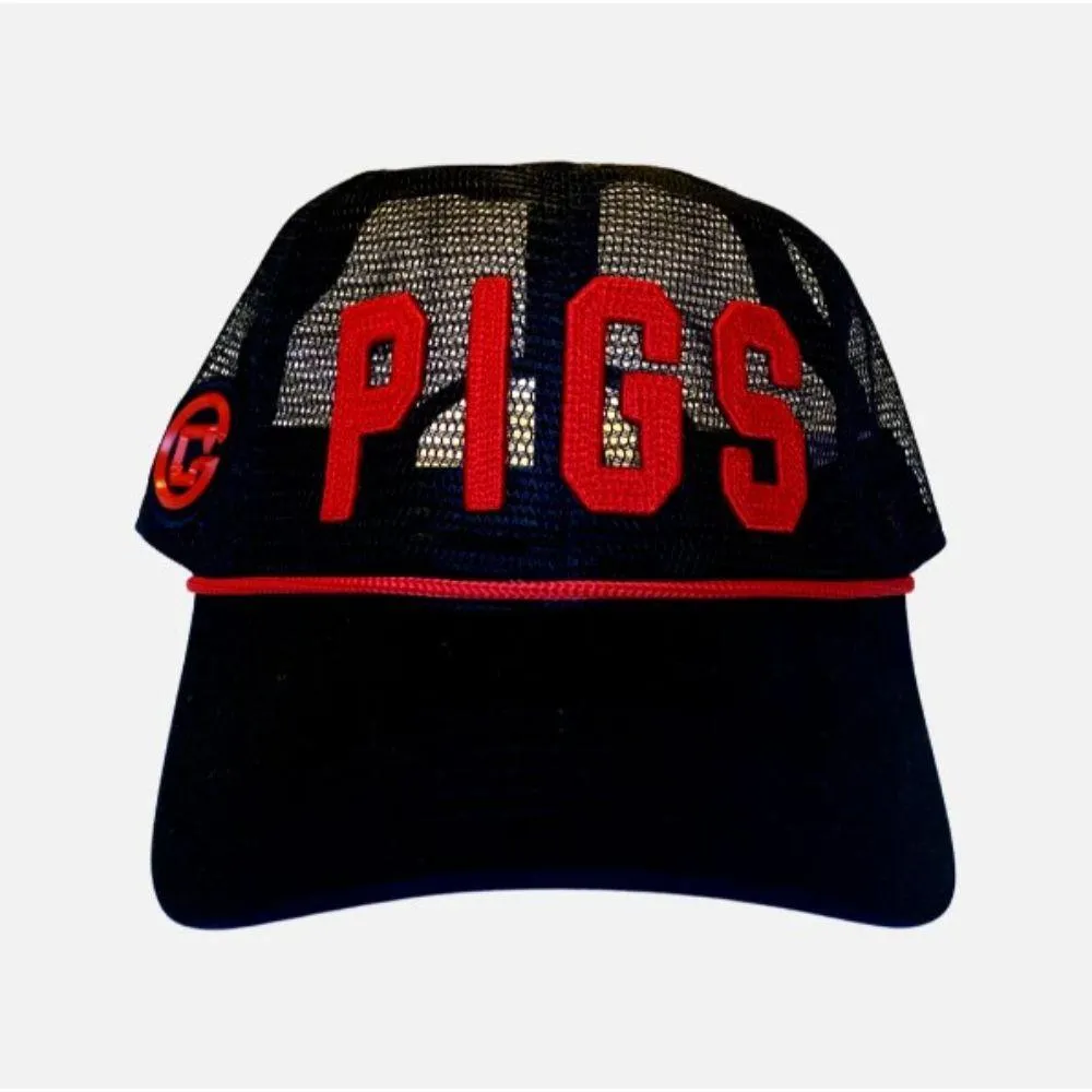  Razorbacks | Arkansas Pigs Rope Mesh Curved Snapback | Alumni Hall