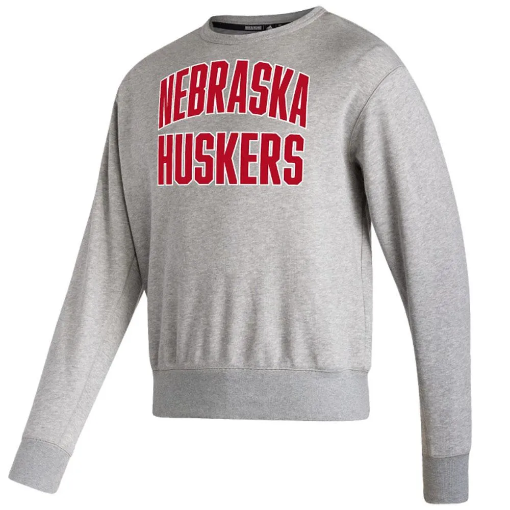 Nebraska Huskers Script Athletic Grey Vintage Hoodie