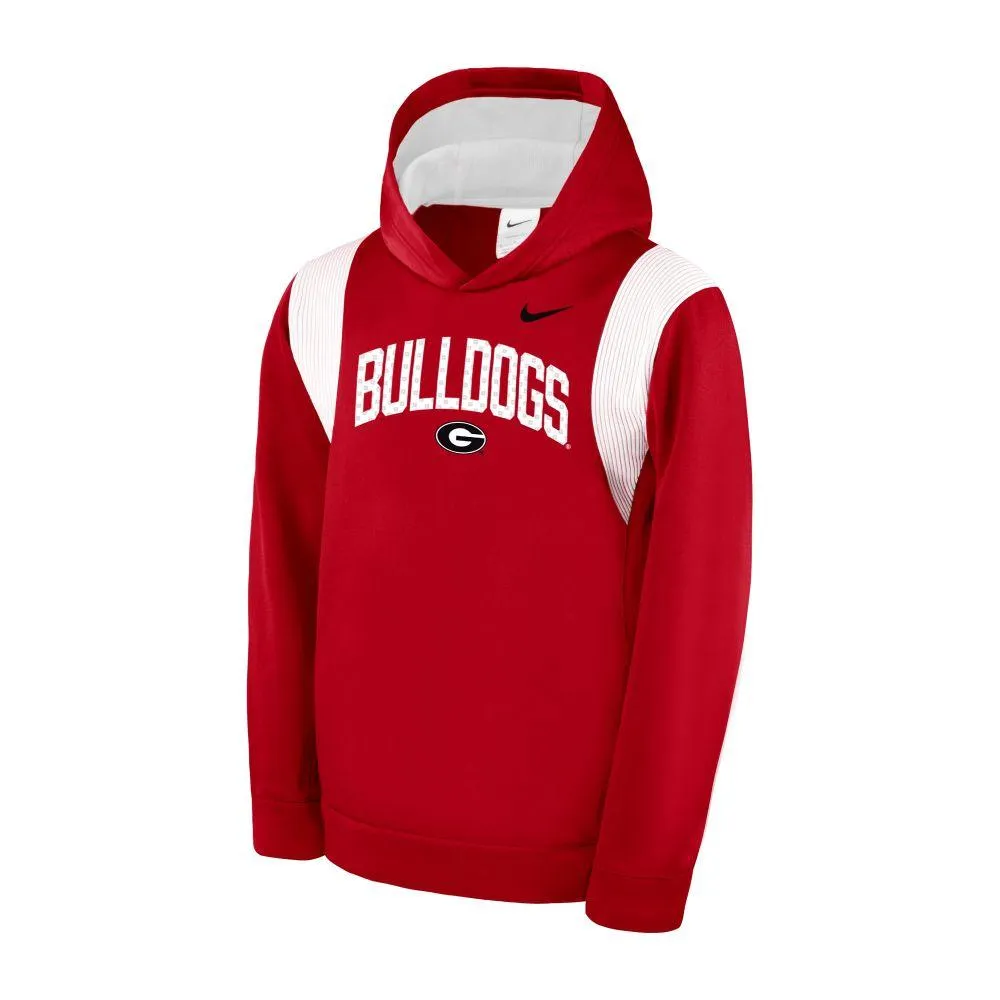 Dawgs | Georgia Nike Youth Arch Therma Fleece Hoodie Alumni Hall