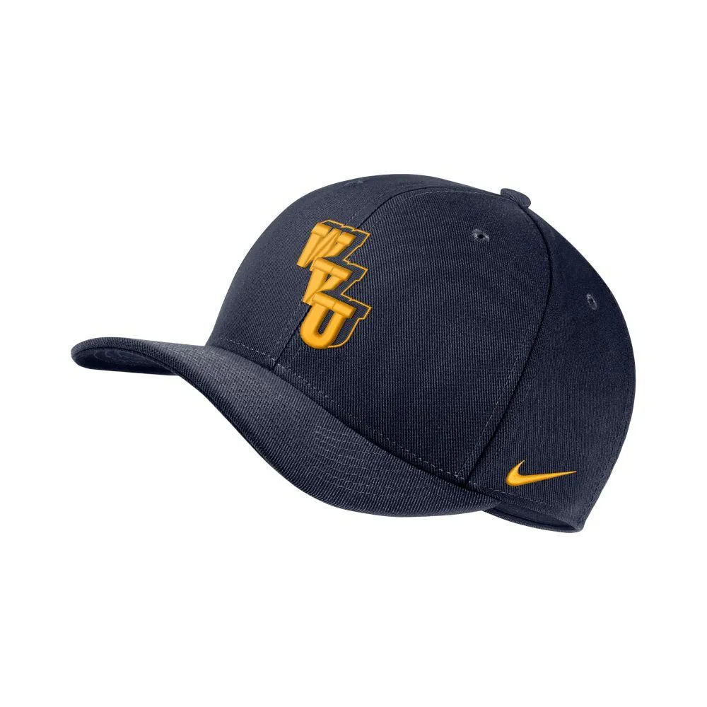 Wvu | West Virginia Vault Nike C99 Swoosh Flex Fit Cap Alumni Hall