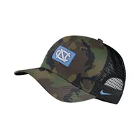  Unc | Carolina Nike C99 Camo Trucker Adjustable Cap | Alumni Hall