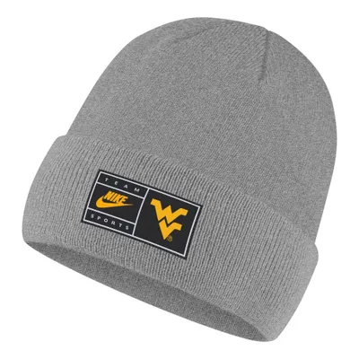  Wvu | West Virginia Nike Cuff Knit Beanie Woven Label | Alumni Hall
