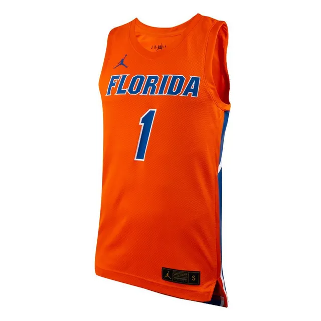 Jordan Boys' Florida Gators #1 Blue Replica Football Jersey, Size 4