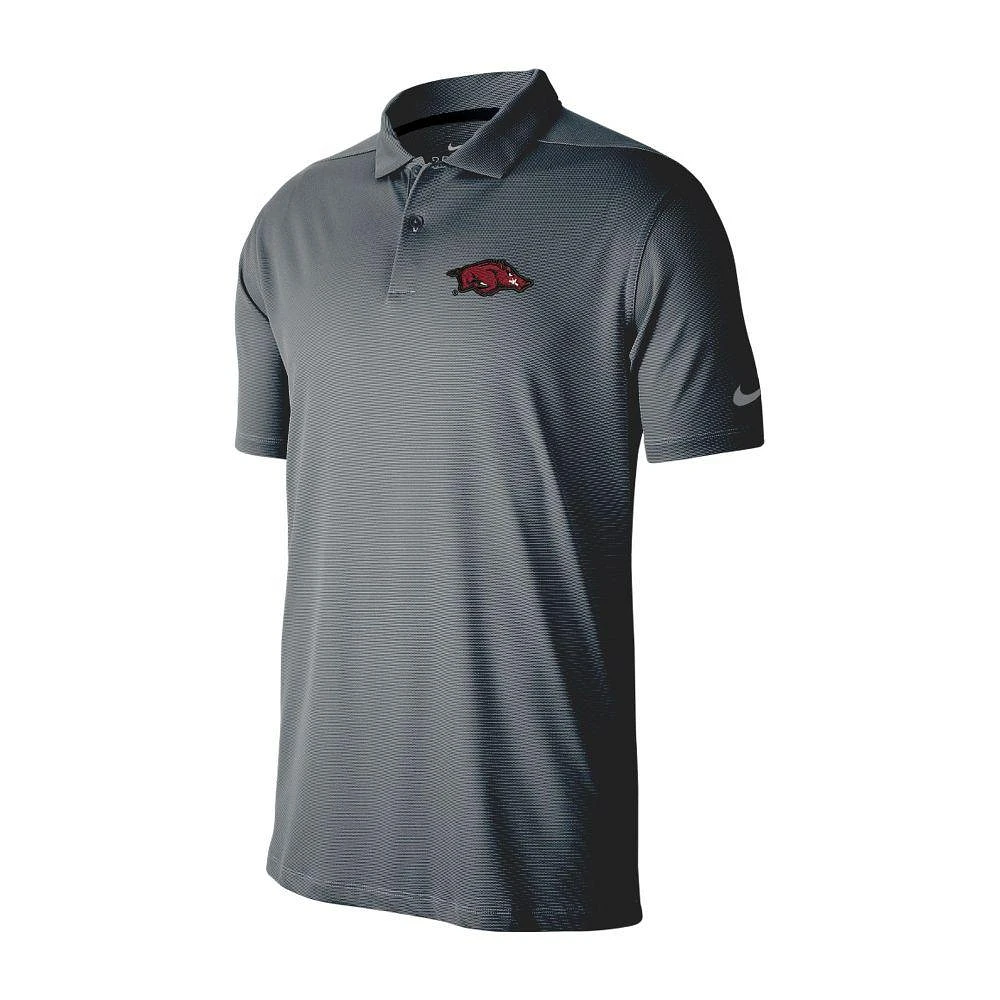 Arkansas Nike Victory Texture Polo