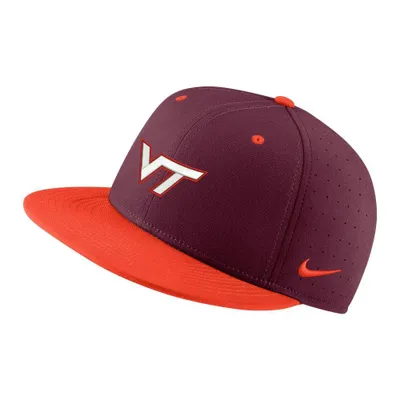 Hokies | Virginia Tech Nike Aero True Baseball Fitted Cap Alumni Hall