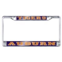  Auburn License Plate Frame Silver