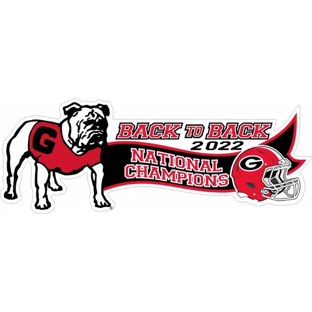 Alumni Hall Georgia Decal Bulldog Logo