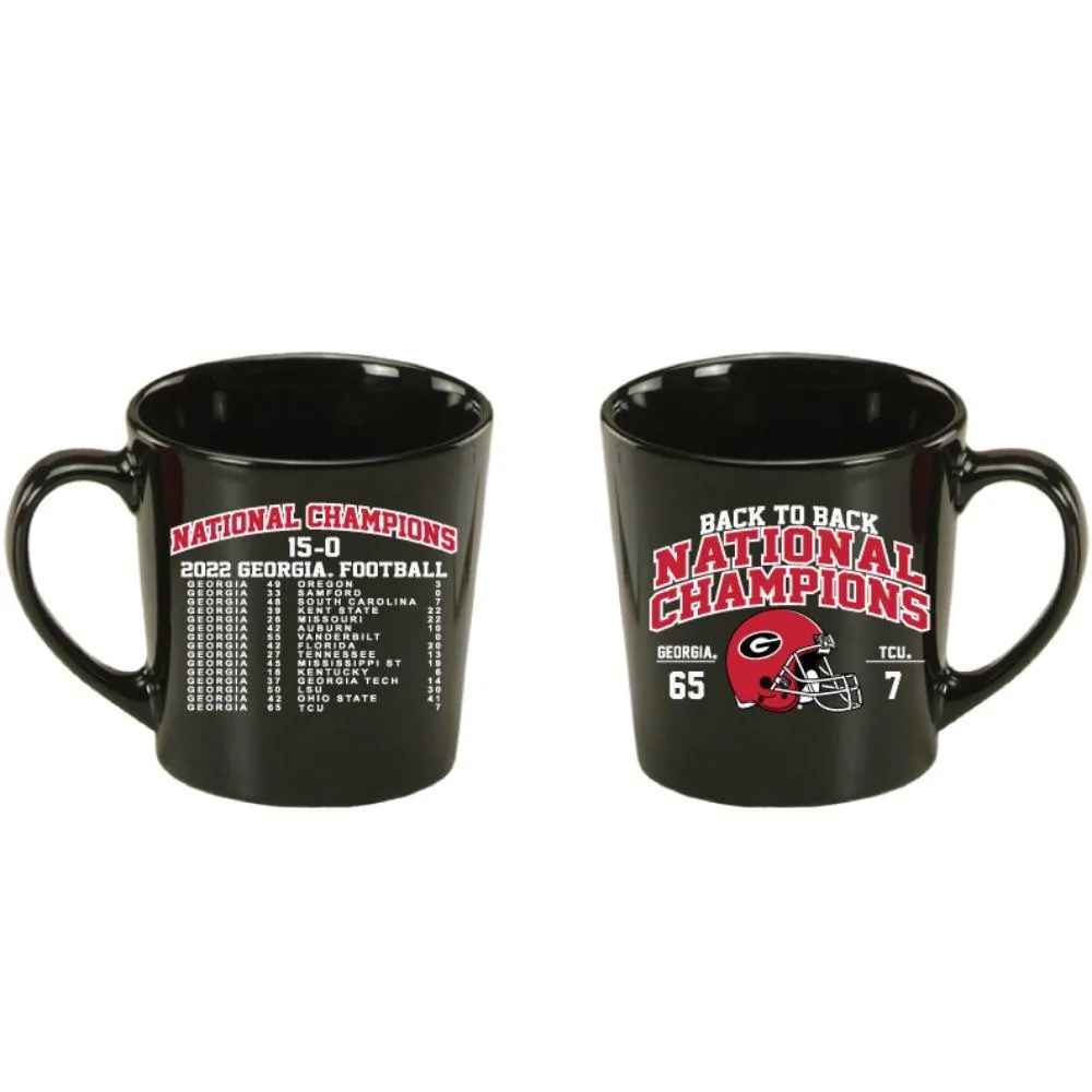 UGA Bottle Koozie - Back 2 Back National Champions - Home/Away