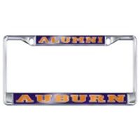  Auburn License Plate Frame Alumni Silver