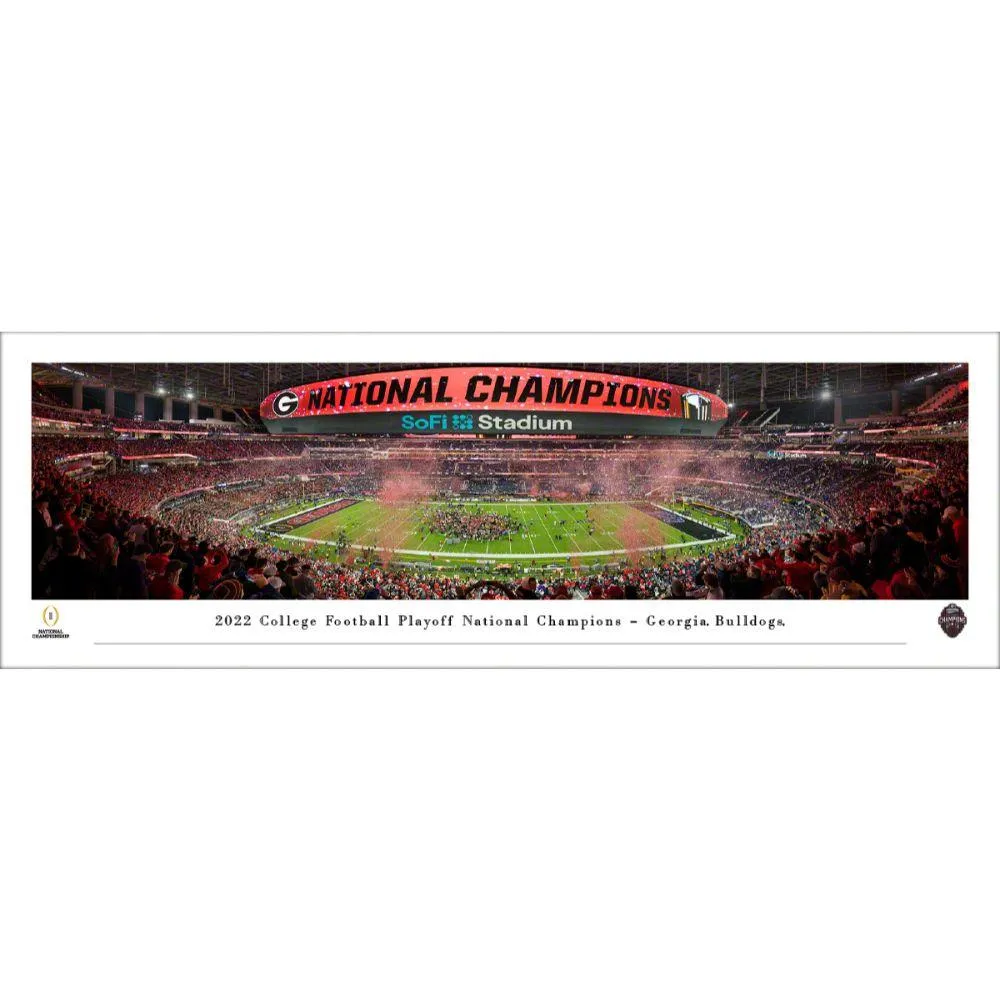  Dawgs | Georgia Vs Tcu 2022 National Championship Poster (Unframed) | Alumni Hall