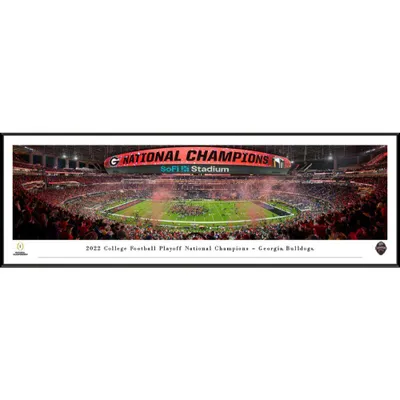  Dawgs | Georgia Vs Tcu 2022 National Championship Panoramic Picture (Standard Frame) | Alumni Hall