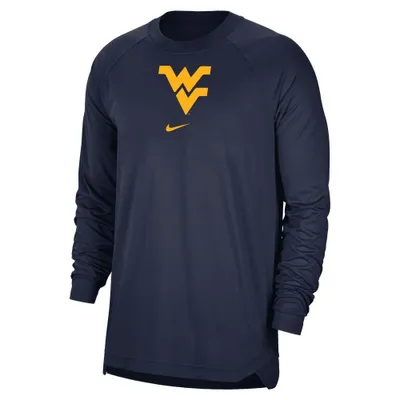 Wvu | West Virginia Nike Spotlight Long Sleeve Top Alumni Hall