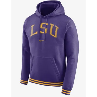 Lsu | Nike Retro Fleece Hoodie Alumni Hall