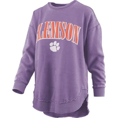 Clemson | Pressbox Primetime Arch Vintage Poncho Pullover Alumni Hall