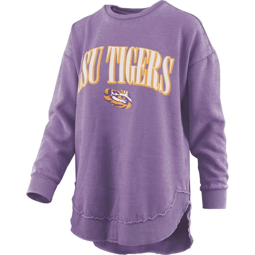 Lsu | Pressbox Primetime Arch Poncho Pullover Alumni Hall