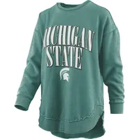 Spartans | Michigan State Pressbox Primetime Arch Poncho Pullover Alumni Hall