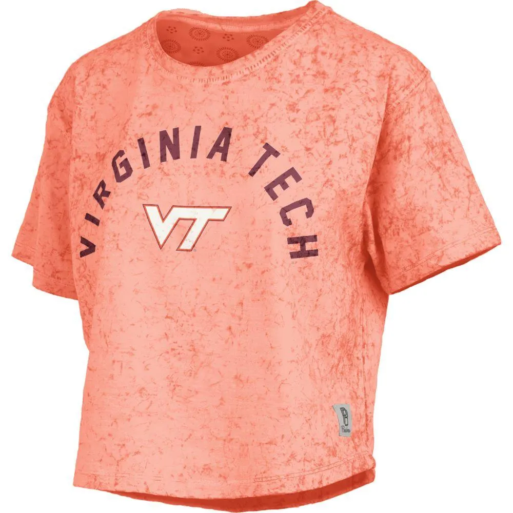 Hokies | Virginia Tech Pressbox Pacey Sunwashed Waist Length Tee Alumni Hall