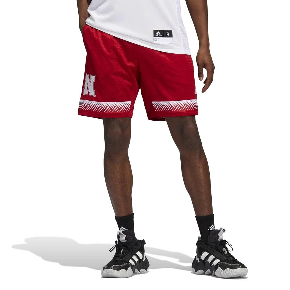 Nebraska Adidas Swingman Basketball Shorts